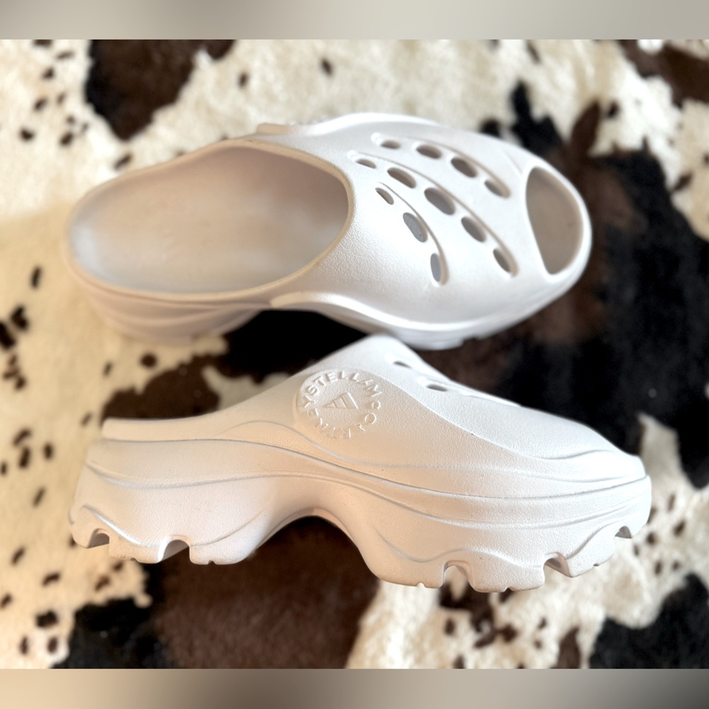 Adidas x Stella McCartney Clogs | Size 9 | Sculpted Platform Slip-Ons